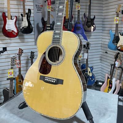 Martin OM-45 Left Handed Acoustic Guitar - Natural w/OHSC & PLEK*D #079 image 6