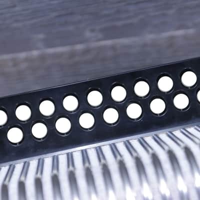 Hohner Erica 2-Row 8-Bass 21-Treble Button A-D Red Diatonic Accordion - Germany image 15