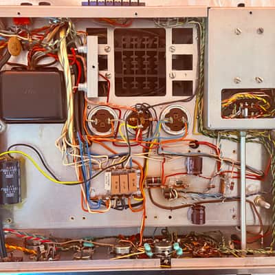 🎶✨ H.H. Scott Stereomaster LK-60 Integrated Amplifier w/ Wood Case — Phono/Input Caps Refreshed + Upgrades, Fully Working image 19