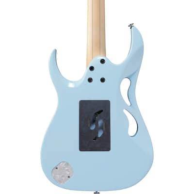 Ibanez PIA3761C-BLP Steve Vai Signature 6-String Solid Body Electric Guitar with Rosewood Fretboard, Right-Handed, Blue Powder image 3