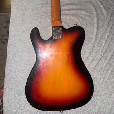 1960s Sekova Telecaster Made in Japan Telecaster 1960s - Sunburst red image 4