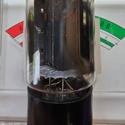 RCA 6l6 Black Plate 1950s - Glass image 2