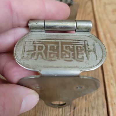 Gretsch 1940s 1950s Synchromatic Trapeze Tailpiece - Nickel image 3