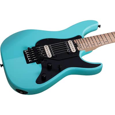 Schecter Guitar Research Sun Valley Super Shredder FR SFG Electric Guitar Regular Sea Foam Green Black Pickguard image 6