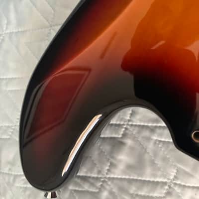 Squier Jazz bass body - Sunburst image 9