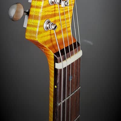 Manuel Ali Guitars Custom Thinline Relic 2020 relic black image 16