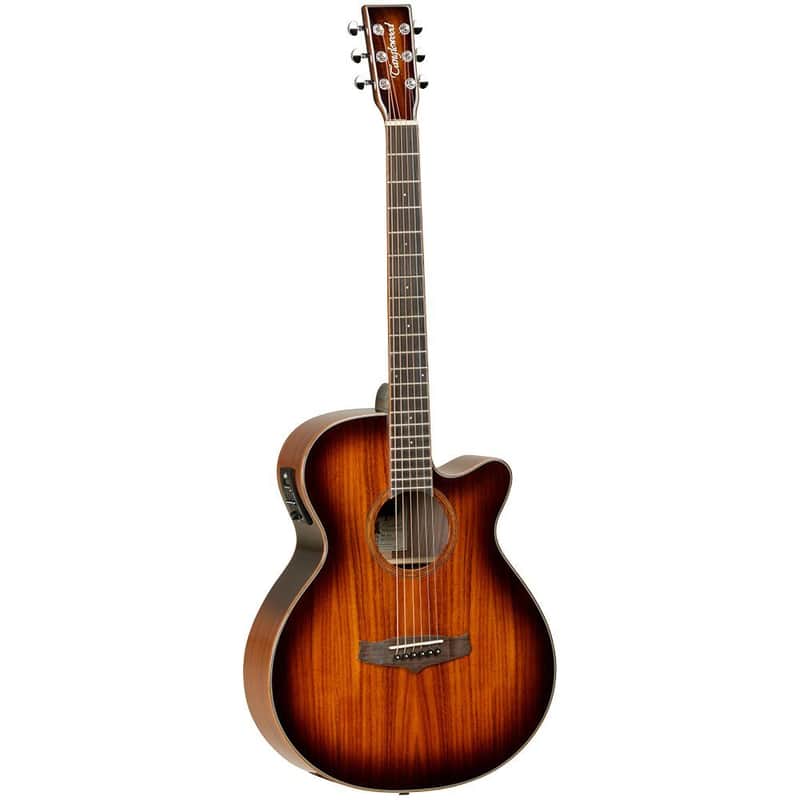 Tanglewood TW4 Koa Winterleaf Koa Super Folk Cutaway with Electronics image 1
