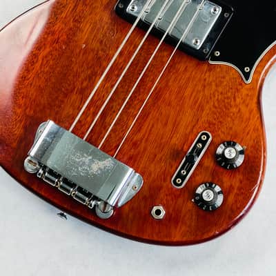 Gibson EB-4L Long Scale 4-String Bass Guitar 1973 - Cherry image 5