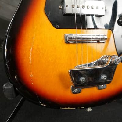 Harmony 2P90 w/ Whammy 70s - Sunburst Electric Guitar w/ Gig Bag image 6