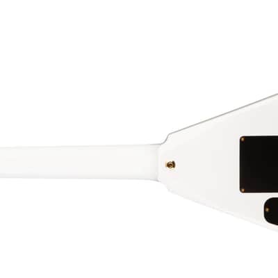 Jackson Concept Series Rhoads RR24 HS EB - White with Black Pinstripes - b-stock image 2