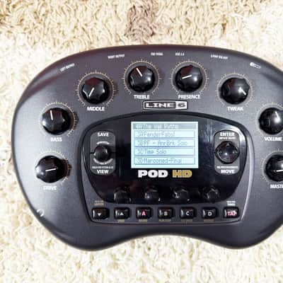 Line 6 POD HD Multi-Effect and Amp Modeler Black image 2