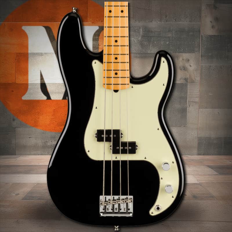 Fender American Professional II Precision Bass Maple Fingerboard - Black image 1