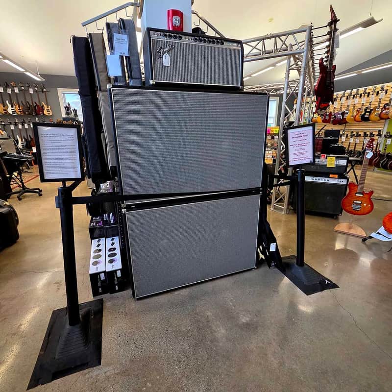 Fender 1968 Dual Showman Reverb TFL5000D 100-Watt Head with Two 2x15" Cabinets & Cases Mint image 1