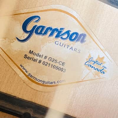 Garrison G25 CE Acoustic Electric Cutaway - Natural image 6