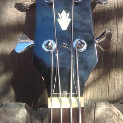 Lefty 1969 Gibson  EB-0 short scale with Factory Double Guards Left Handed image 5