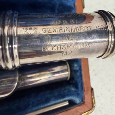Gemeinhardt M2 Circa late 1960s - Silver plate image 4