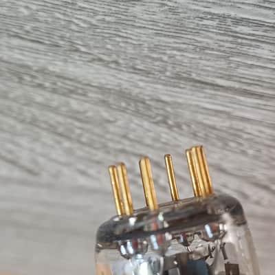 Superb NOS 1968 PHILIPS AMPEREX e88cc 6922  like CV2492 ecc88 6dj8 CCA Valvo print perfectly balanced and very strong, gold pins best audio tube, for EMI redd 47 Bild 7