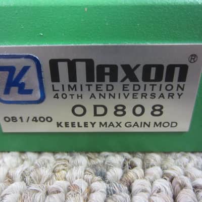 Maxon OD808-40K 40th Anniversary Keeley Modded Overdrive #81/400 image 2