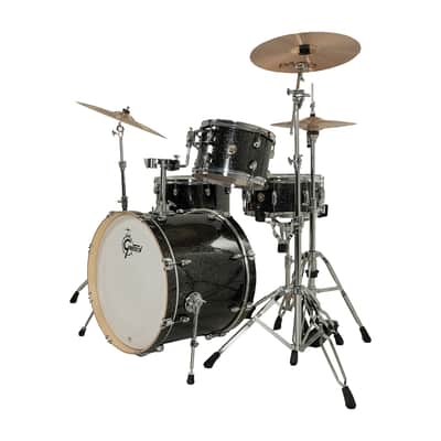 Gretsch Catalina Maple 4-Pc Shell Pack w/22" Kick & Snare - Black Stardust image 3