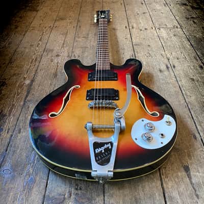1960's Mosrite Celebrity with Bigsby in Sunburst finish image 3