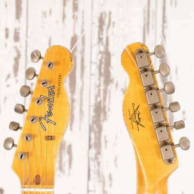 Fender Custom Shop LTD '58 Telecaster - Heavy Relic Faded Aged Chocolate 3-Tone Sunburst image 7