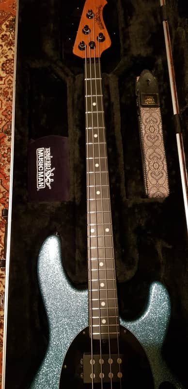 Ernie Ball Music Man StingRay Special 4 HH with Roasted Maple Fretboard 2018 - Present - Firemist Silver image 1