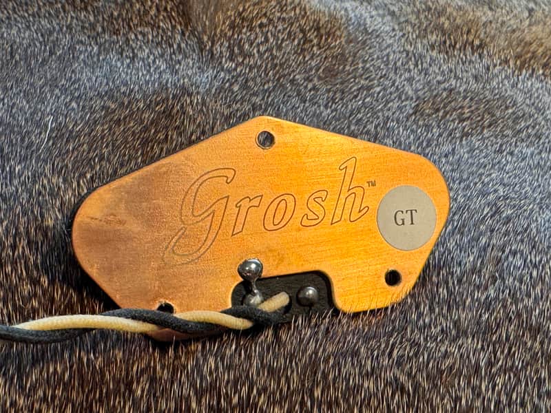 Grosh Guitars GT Bridge Single Coil 2026 -Tele Telecaster Bridge Pickup Black w/White Wrap image 1