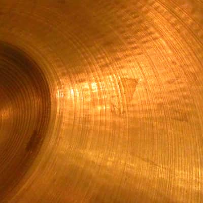 Zildjian Rare!! 50's A Zildjian 24" Medium Ride Cymbal Large Hollow Stamp 3,492g image 9