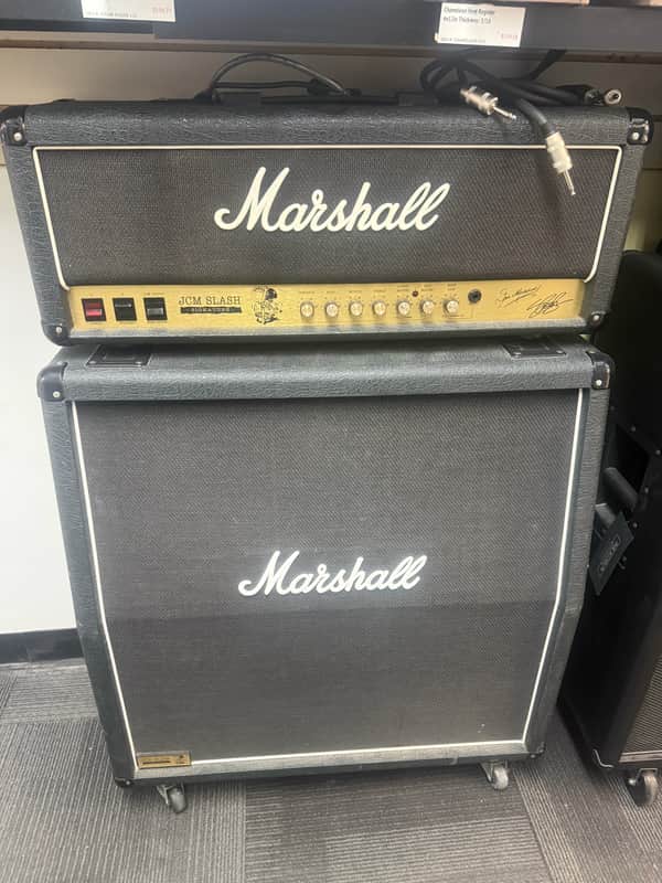 Marshall JCM Slash Signature 2555SL 2-Channel 100-Watt Guitar Amp & cab 1996 - 1997 Black image 1