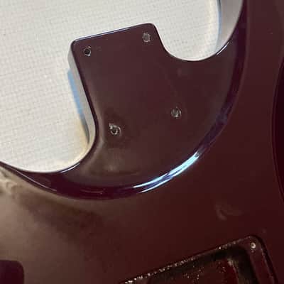 2000's Japan Jackson DKMG Dinky Red Flame Guitar Body Floyd Ready image 12