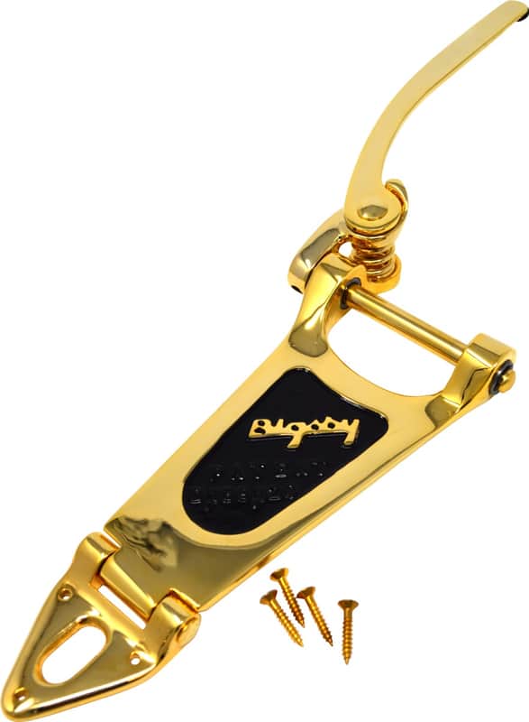 Bigsby 180-0495-604 Bigsby Left-Handed B6GLH Vibrato/Tremolo Tailpiece Gold image 1