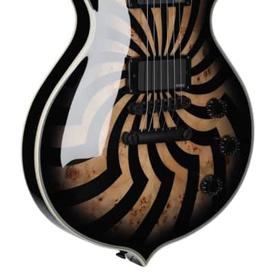 Wylde Audio Odin Grail Electric Guitar Charcoal Burst Buzzsaw image 9