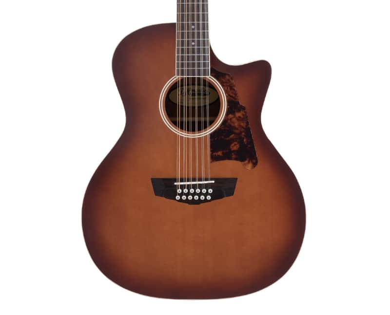 D'Angelico Premier Fulton 12-String A/E Guitar - Caramel Burst - Open Box image 1