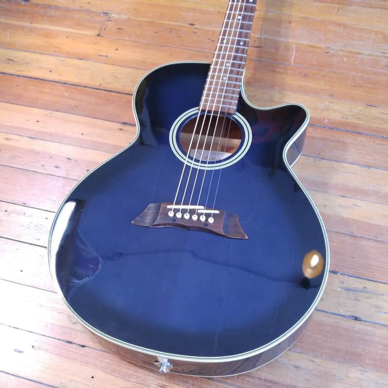Takamine EG560C Mini-Jumbo Acoustic-Electric Blue image 1