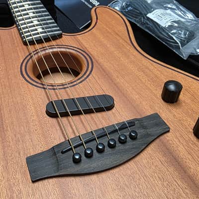 Fender American Acoustasonic Telecaster BRAND NEW Natural Full All Mahogany Semi-Hollow Body USA Fishman Piezo Pickup Acoustic-Electric Guitar image 3