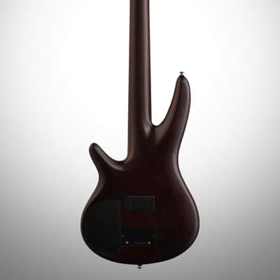 Ibanez SRF705 Portamento Fretless Electric Bass, 5-String - Brown Burst image 6