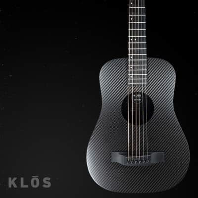 KLOS Full Carbon Travel Guitar - Acoustic-Electric - K&K image 1