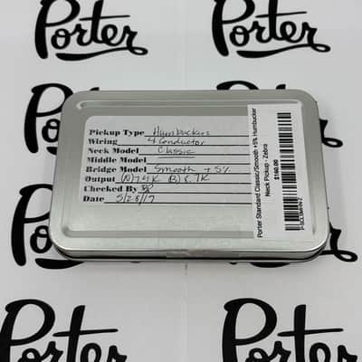 Porter Standard Classic Humbucker Neck Pickup - Zebra image 2