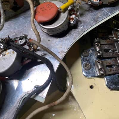 1964 Fender Stratocaster Left Hand Electric Guitar Olympic White USA Strat image 20