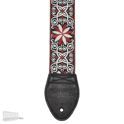 Souldier Guitar Strap - Dresden Star Red (Black Ends) image 4