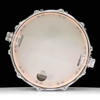 Sonor SQ2 14x6.5 Vintage Maple - Gold Sparkle Chrome Dual Lugs image 6