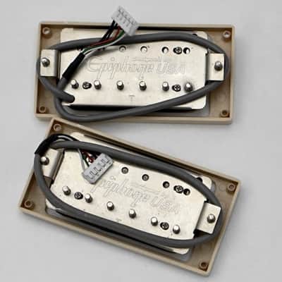 Epiphone USA Alnico 57 Classic Plus ProBucker Zebra Pickups With Harness Wire image 2