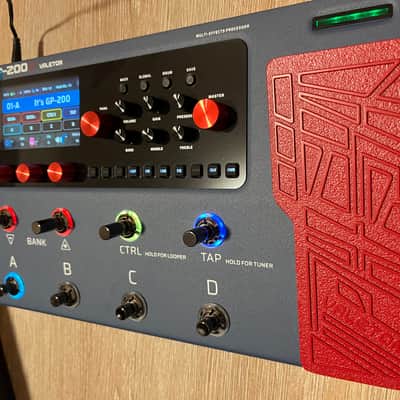 Valeton GP-200Xwith GP-200X Multi-Effects Processor 10th Anniversary Blue & Red image 13