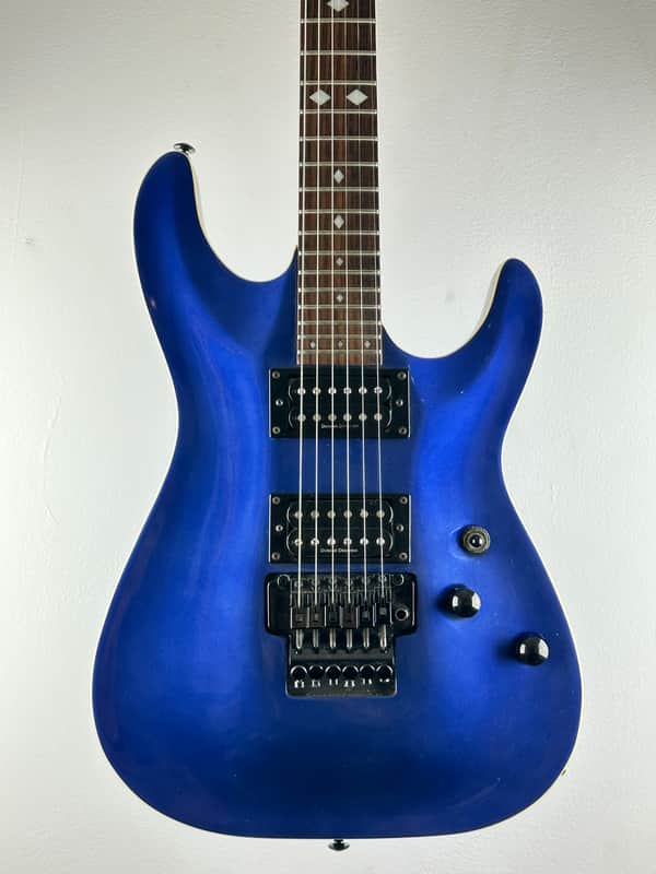Schecter C-1 FR Diamond Series 2000s - Blue image 1