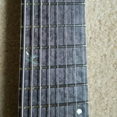 Kiesel/Carvin KM8 Kiesel 70th Anniversary Premium Multiscale 8 String Guitar 2016 Natural Buckeye Burl image 3