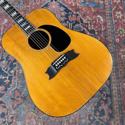 Gibson Heritage Custom Jumbo Acoustic Natural USA -1976 image 8