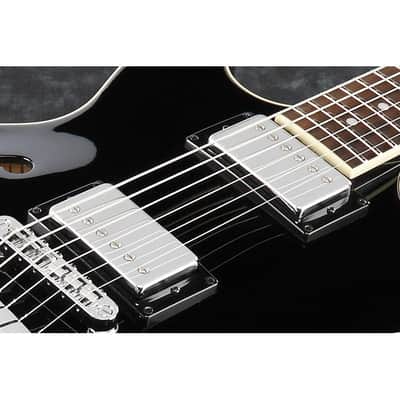 Ibanez Artcore AF75G Hollow Body Electric Guitar - Black Flat image 6