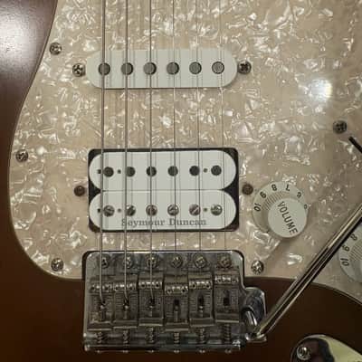 Fender Highway One Stratocaster HSS with Rosewood Fretboard 2003 - 2005 - Walnut image 2