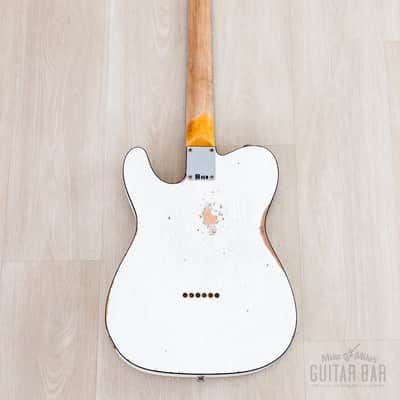 Fender Custom Shop 1963 Telecaster Custom Relic Olympic White w/ Twisted Tele, Seymour Duncan Little '59 image 3