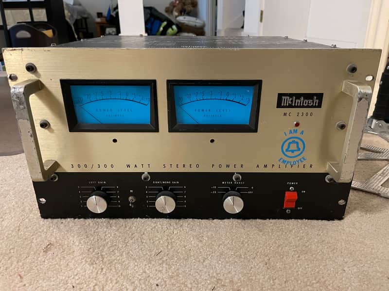 Grateful Dead McIntosh MC2300 Stereo Solid State Power Amplifier image 1